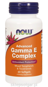 NOW Foods Gamma E Complex – 60 kapsułek żelowych