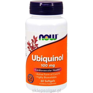 NOW Foods  Ubiquinol - ubichinol - 100mg 60 kapsułek