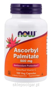 NOW Foods  Ascorbyl Palmitate 500 mg Veg Capsules Palmitynian askorbylu