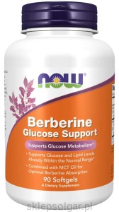 NOW Foods Berberine Glucose Support Berberyna 400mg