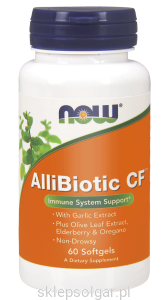 NOW Foods AlliBiotic Non-Drowsy CF™  60 kapsułek żelowych Oregano Bez Oliwka
