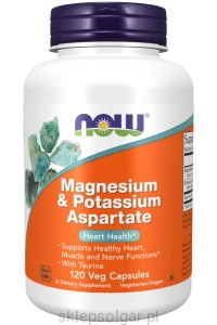 NOW Foods Manez & Potas Aspartate Veg Caps Asparaginian