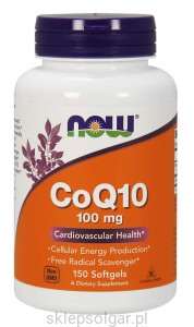NOW Foods CoQ10 100 mg Softgels 150kaps