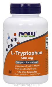 NOW Foods L-Tryptophan 500 mg – L-tryptofan – 120 kaps