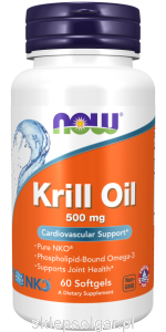 NOW Foods Neptune Krill Oil 500mg 60kaps Kryla