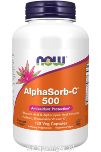 NOW Foods AlphaSorb-C 500 mg ALA Rutyna