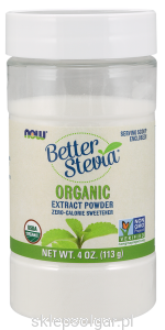 NOW Foods BetterStevia® Extract Powder, Organic Stevia