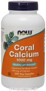 NOW Foods Coral Calcium 1000 mg 250 Wapń koralowy