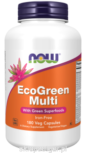 NOW Foods EcoGreen Multi Vitamin Witaminy 180kaps