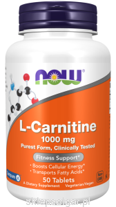 NOW Foods L-Carnitine 1000 mg L-Karnityna