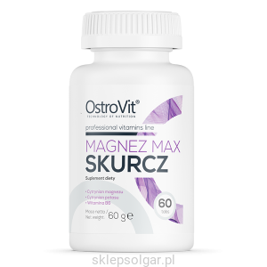 OstroVit Magnez Max Skurcz 60 tabletek