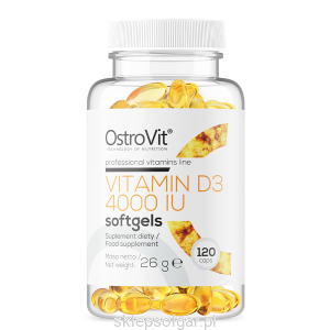 OstroVit Witamina D3 4000 IU 120 kapsułek