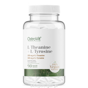 OstroVit L-Teanina + L-Tyrozyna VEGE 90 kapsułek