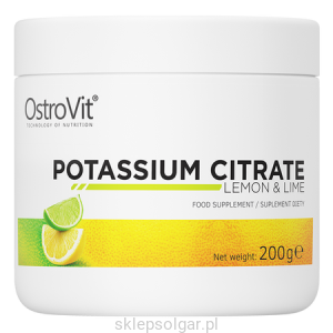 OstroVit Cytrynian Potasu 200 g cytrynowo-limonkowy