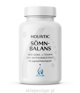 Holistic  SomnBalans JAbłczan Magnezu, Ashwagandha, Gaba, Chmiel, Melisa