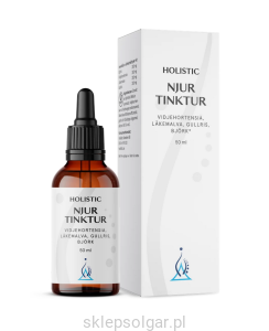 Holistic Njur tinktur (układ moczowy, nerki) Brzoza Hortensja Prawoślaz Nawłoć