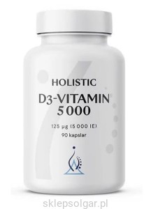 Holistic D3 witamina 5000 (D3-vitamin 5000)