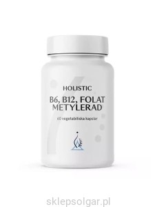 Holistic Holistic B6, B12, Folat Metylerad - B6, B12, kwas foliowy - metylowane