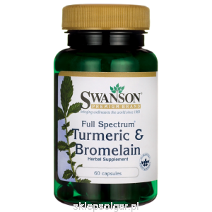 Full Spectrum Turmeric & Bromelina 60kaps - suplement diety