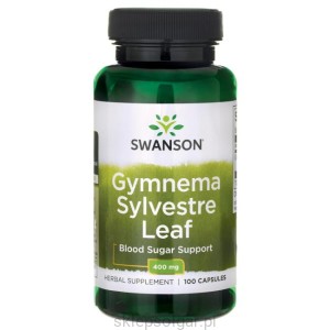 Gymnema Sylvestre 400mg 100 kaps - suplement diety