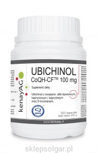 UBICHINOL CoQH-CF 100 mg (300 kapsułek) - suplement diety