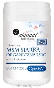Aliness OptiMSM® siarka Organiczna PLUS 250 g