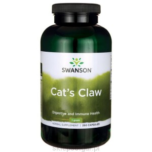 Swanson Cat's claw 500mg 250kaps - koci pazur CATS
