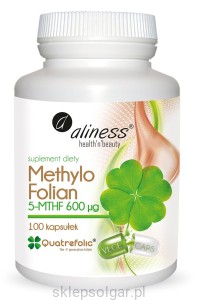 Aliness Methylo Folian 600 µg, Quatrefolic x 100 VEGE kaps.