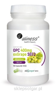 OPC exGrapeSeeds 400 mg x 100 vege caps.
