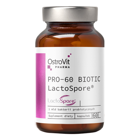 OstroVit Pharma PRO-60 BIOTIC LactoSpore 60 kapsułek