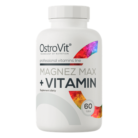 OstroVit Magnez MAX + Vitamin 60 tabletek