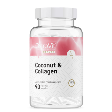 OstroVit Kolagen Morski + Olej MCT z kokosa 90 kapsułek