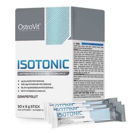 OstroVit Izotonik 5 g x 30 BOX grejpfrutowy Glukoza