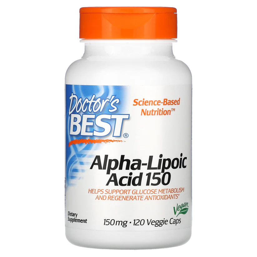 Doctor's Best Alpha-Lipoic Acid, 150 mg, 120 Veggie Caps ALA
