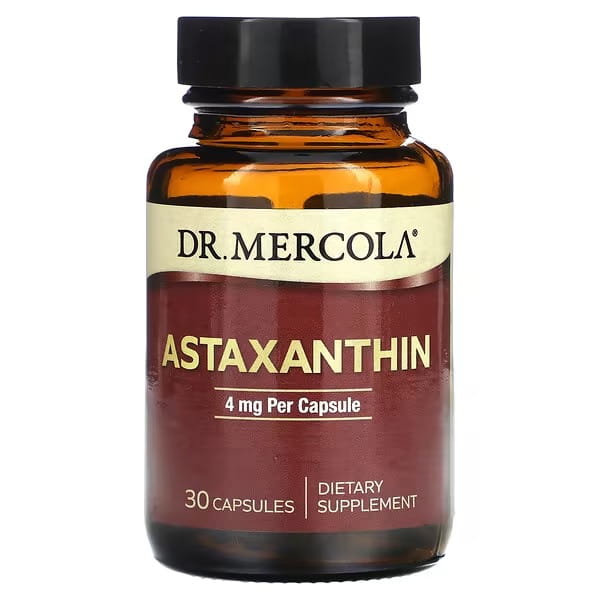 Dr. Mercola, Astaksantyna, 4 mg, 30 kapsułek