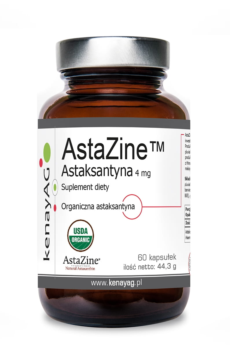 AstaZine™ Astaksantyna 4 mg (60 kapsułek) - suplement diety