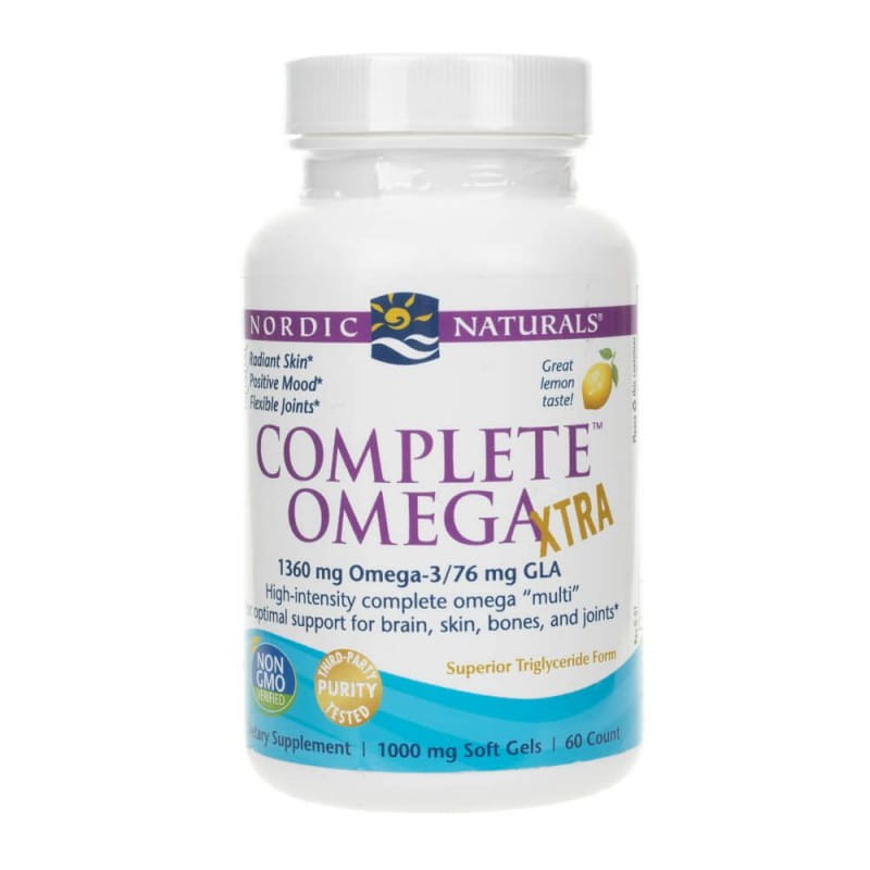Nordic Naturals Complete Omega™ XTRA smak cytrynowy - 60 kapsułek