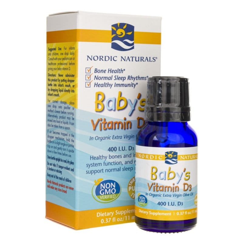 Nordic Naturals Witamina D 400 IU dla niemowląt - 11 ml