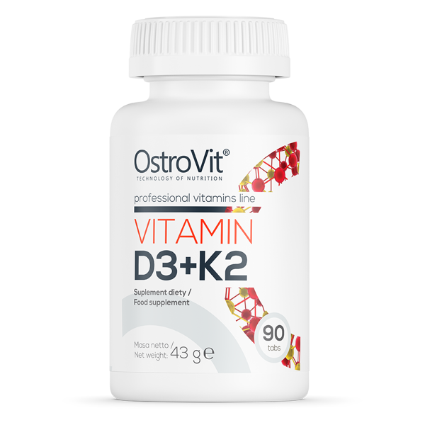 OstroVit Witamina D3 + K2 90 tabletek