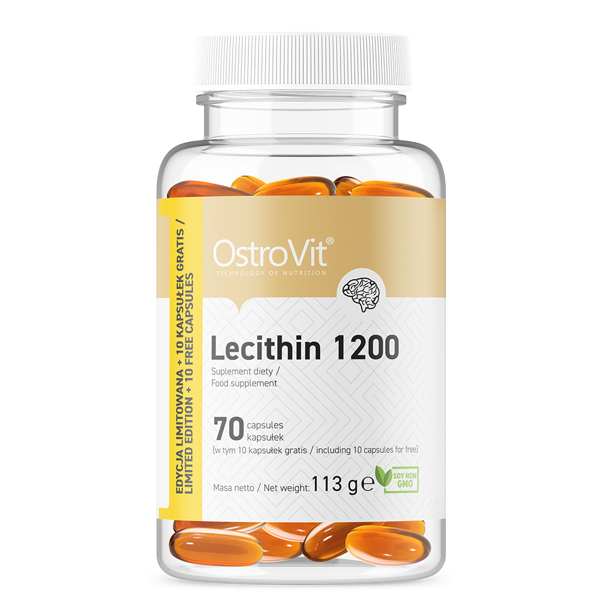 OstroVit Lecytyna 1200 mg 70 kapsułek