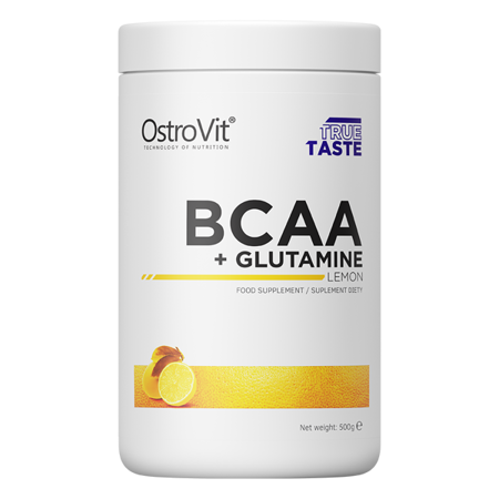 OstroVit BCAA + Glutamina 500 g cytrynowy
