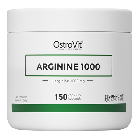 OstroVit Arginina 1000 mg 150 kapsułek