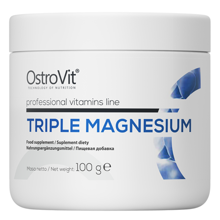 OstroVit Triple Magnesium 100 g naturalny Magnez